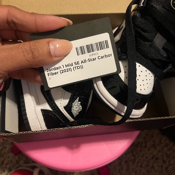 JORDAN 1 Mid SE All Star Carbon SIZE 2C - Picture 3 of 3